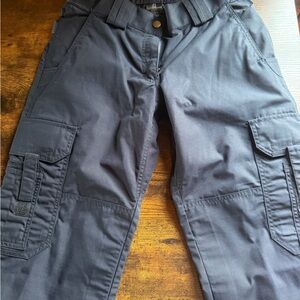 5.11 Tactical Dark Navy Cargo Pants with Multi-Pocket Design Style 64369 Size 8